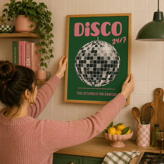 This Kitchen is For Dancing Art Poster