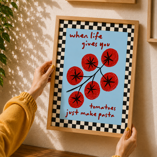 Life Gives You Tomatoes Art Poster