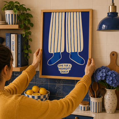 Time For A Midnight Snack Art Poster