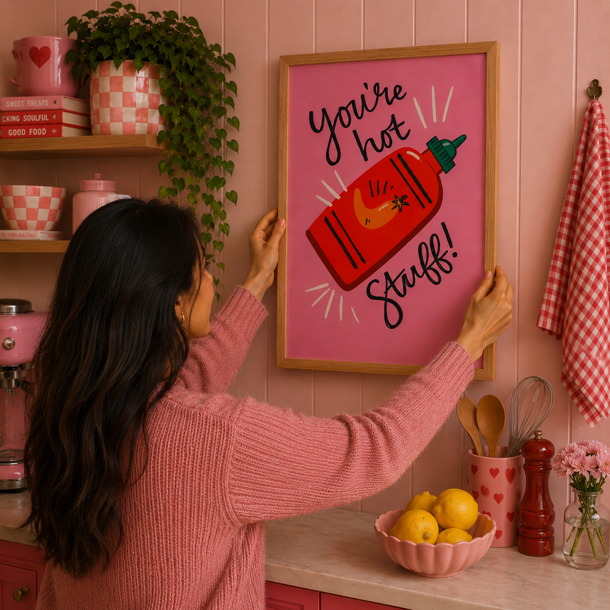 You're Hot Stuff Art Poster