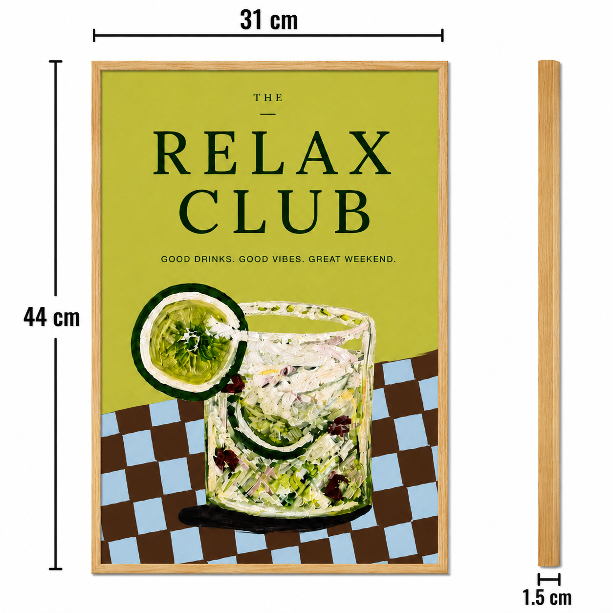 The Relax Club Art Poster