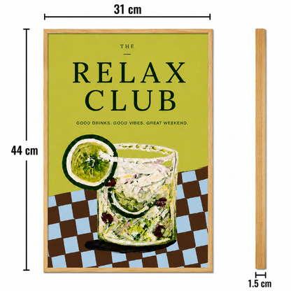 The Relax Club Art Poster