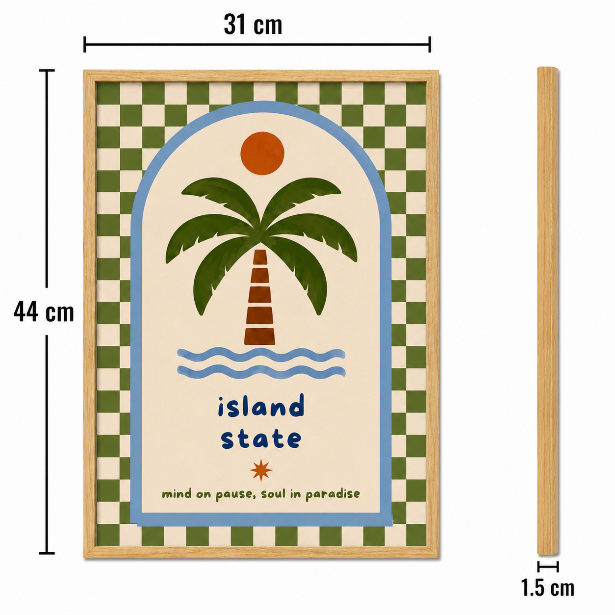 Island State of Mind Art Poster