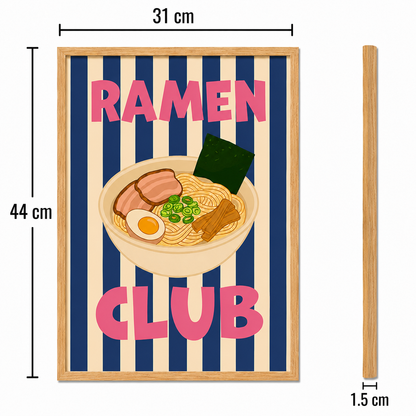 Ramen Lovers Club Art Poster