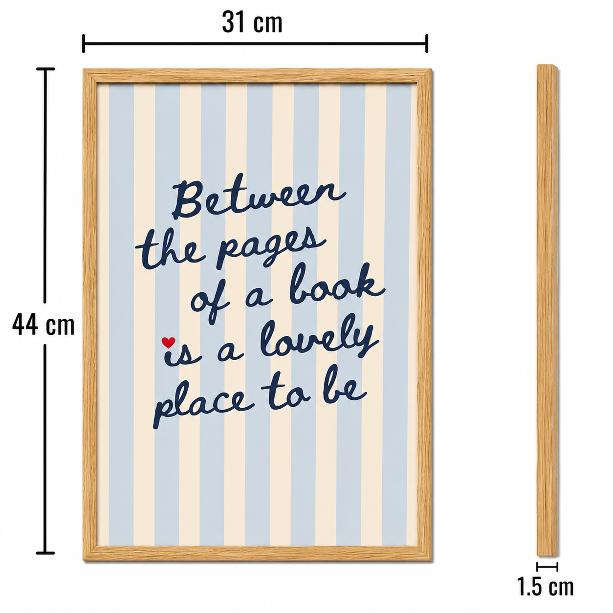 Between the Pages Art Poster