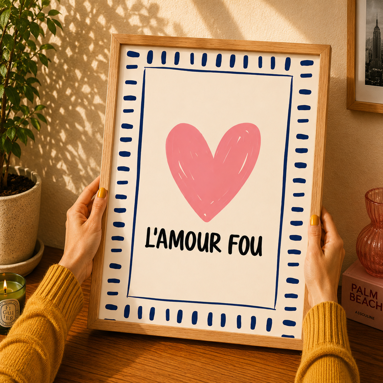 L'amour Fou French Art Poster