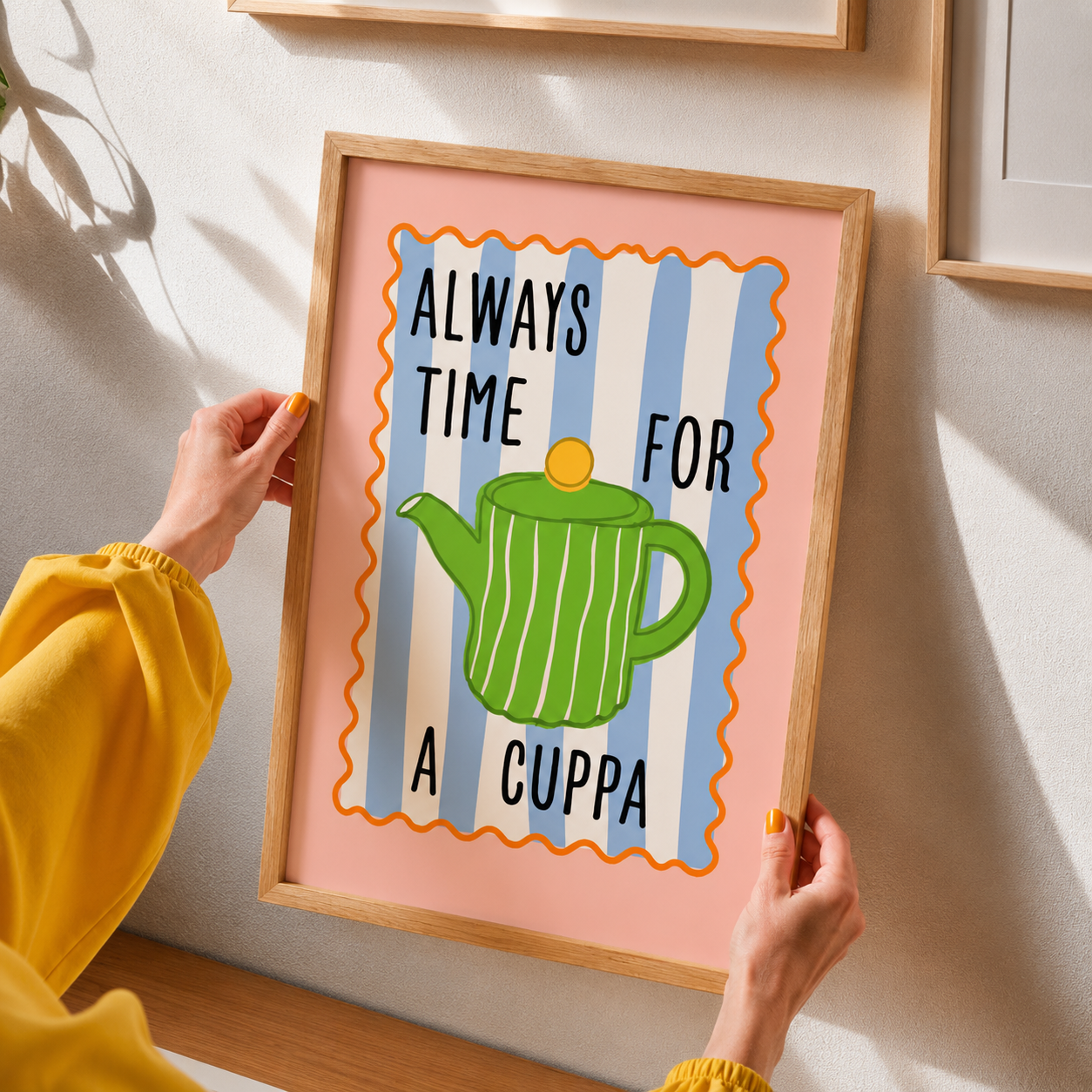 Always Time For a Cuppa Art Poster