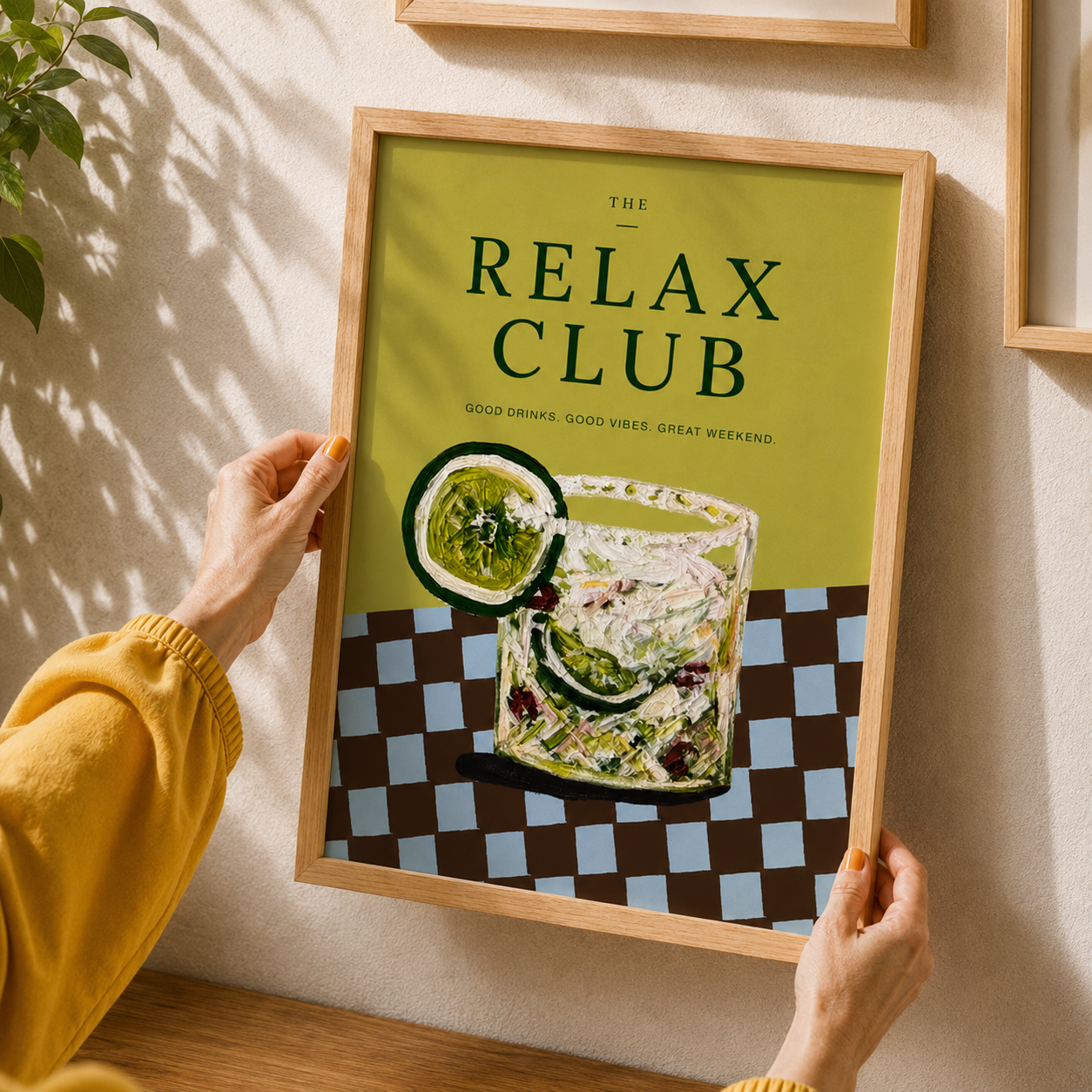 The Relax Club Art Poster