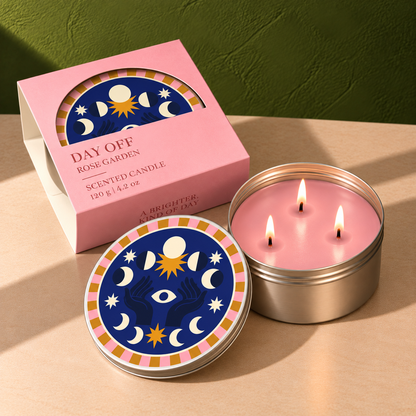 🌟 Festive Vibes Scented Tin Candles - Pack of 6 Assorted