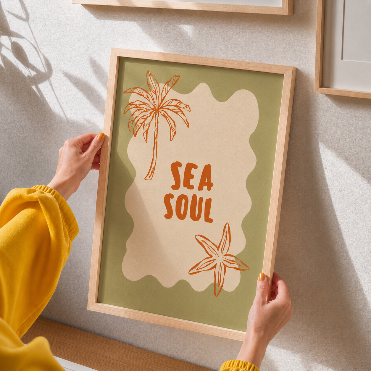 Sea Soul Tropical Vibe Art Poster
