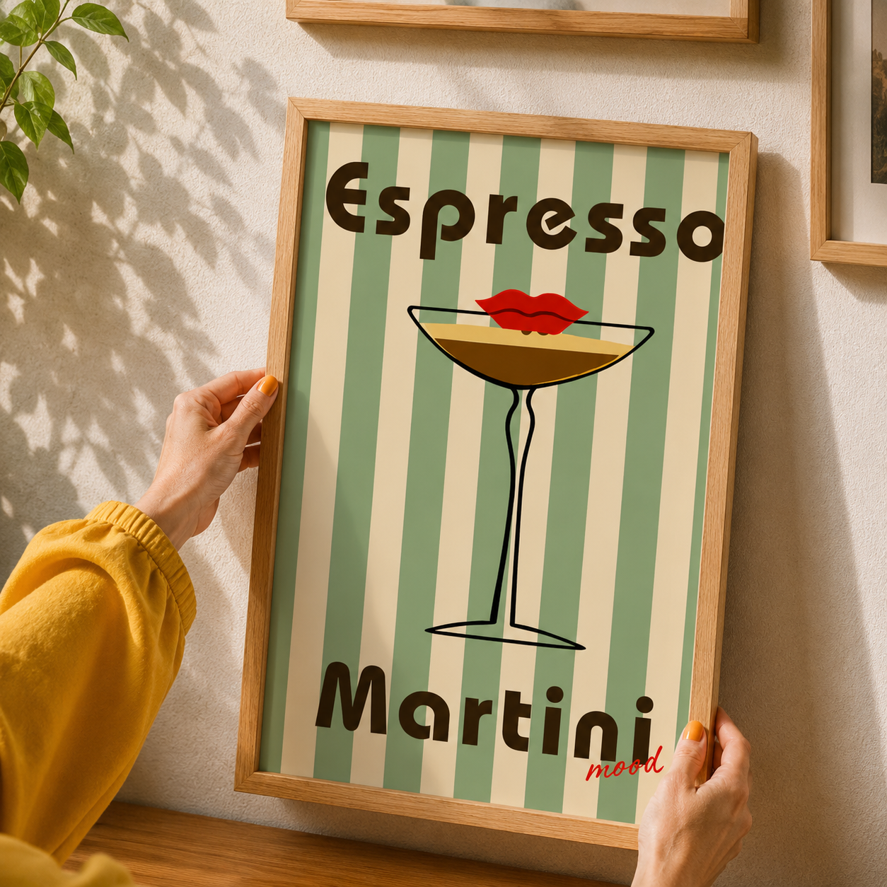 Espresso Martini Mood Art Poster