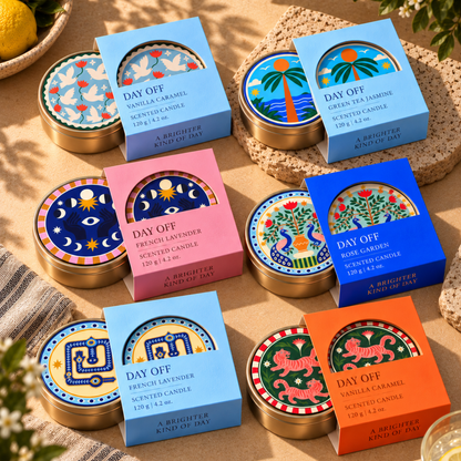 Festive Vibes Scented Tin Candle - Tiger Trail