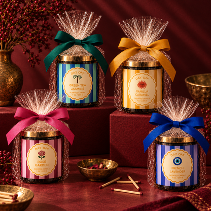 ⭐ Good Vibes Jar Scented Candles - Pack of 4 Assorted