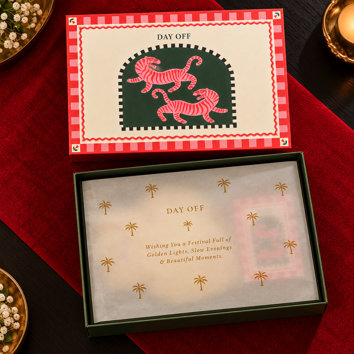 🌟 Diwali Special Taash & Candle Gift Box