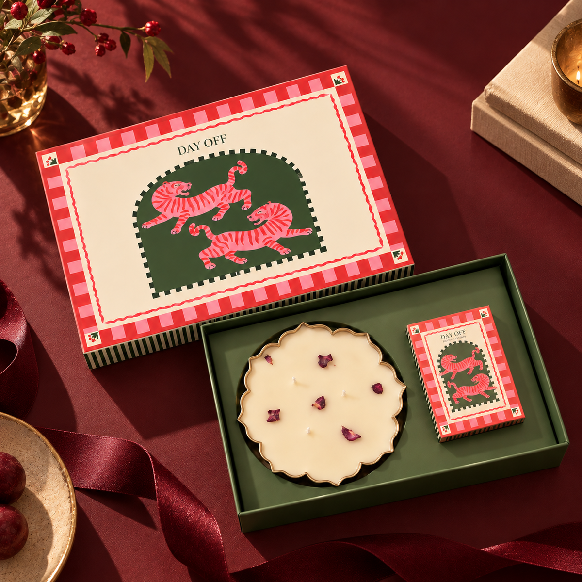 🌟 Diwali Special Taash & Candle Gift Box