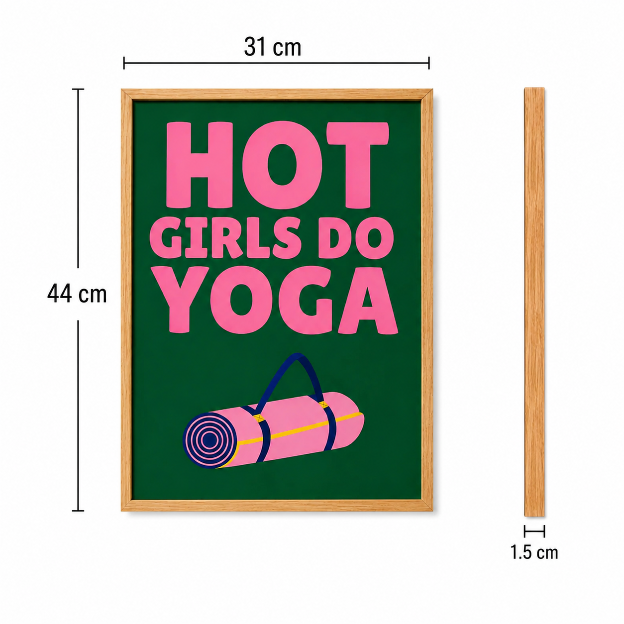 Hot Girls Do Yoga Art Poster