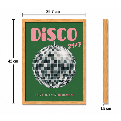 This Kitchen is For Dancing Art Poster