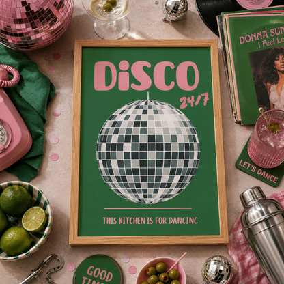 This Kitchen is For Dancing Art Poster
