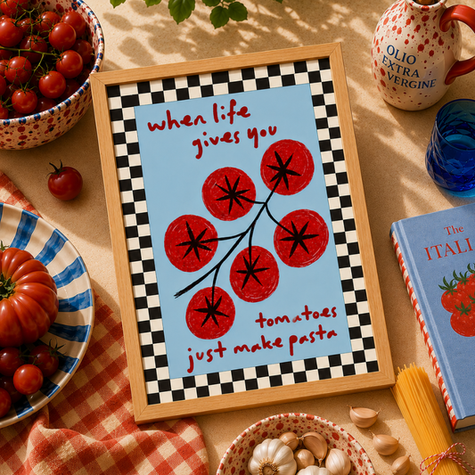 Life Gives You Tomatoes Art Poster